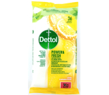 Dettol Power & Fresh Citron Antibakteriálne utierky na povrch 36 ks