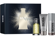 Hugo Boss Boss toaletná voda vo fľaši 100 ml + sprchový gél 100 ml + dezodorant v spreji 150 ml, darčeková súprava pre mužov