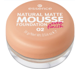 Essence Natural Matte Mousse Foundation 02 penový make-up 16 g