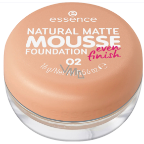 Essence Natural Matte Mousse Foundation 02 penový make-up 16 g