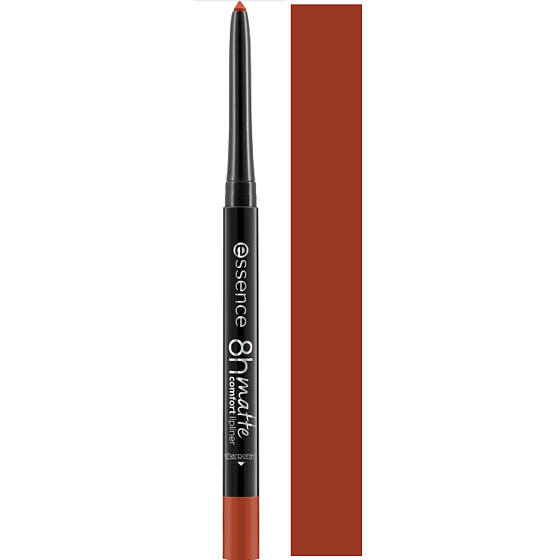 Essence 8h Matte Comfort kontúrovacia ceruzka na pery 17 Must Have Brown 0,3 g