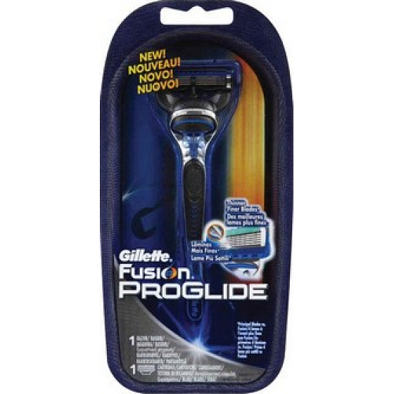 Gillette Fusion ProGlide holiaci strojček + náhradné hlavice 1 kus pre mužov