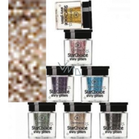 Dermacol Star Choice Shiny Glitters Trblietky na oči 07 bronzová 2 g