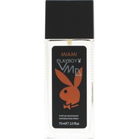 Playboy Miami parfumovaný deodorant sklo pre mužov 75 ml