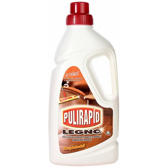 Pulirapid Legno na drevo a laminát čistí a leští a ochraňuje povrchy 1 l