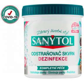 SANYTOL Odstraňovač škvŕn dezinfekčný odstraňovač 450 g