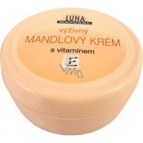 Luna Natural Vitamín E mandľový výživný krém 200 ml