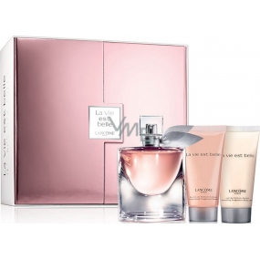 Lancome La Vie Est Belle toaletná voda 50 ml + telové mlieko 50 ml + sprchový gél 50 ml, darčeková sada