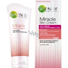 Garnier Skin Naturals Miracle Skin Cream transformujúcej starostlivosť proti starnutiu 50 ml