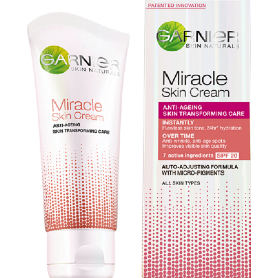 Garnier Skin Naturals Miracle Skin Cream transformujúcej starostlivosť proti starnutiu 50 ml