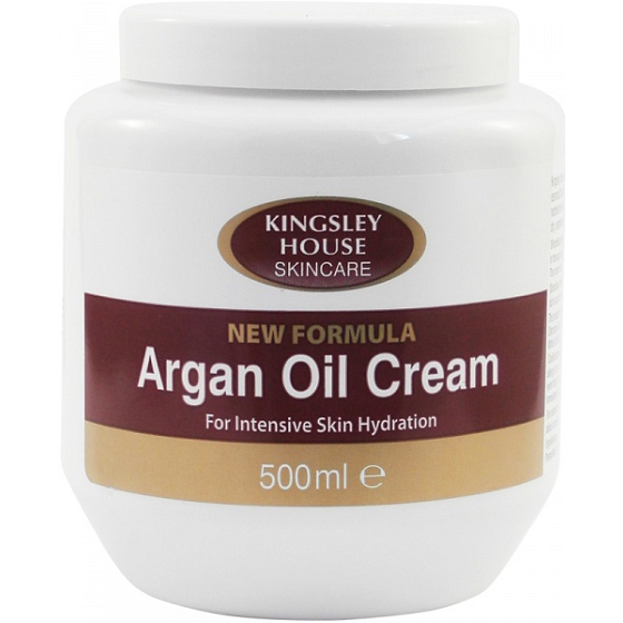 Kingsley House Arganový olej telový krém 500 ml