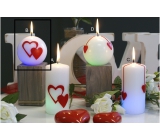 Lima Valentínska magická sviečka guľa 80 mm 1 kus