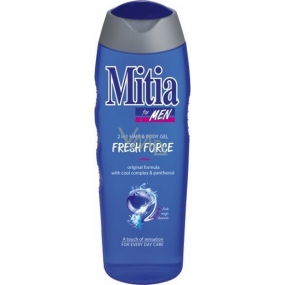 Mitia Men Fresh Force 2v1 sprchový gél a šampón na vlasy 400 ml