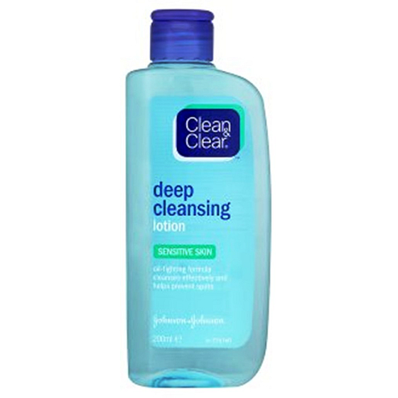 Clean & Clear Sensitive Skin čistiaca pleťová voda pre citlivú pleť 200 ml