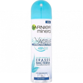 Garnier Mineral Pure Active Antibacterial 48h antiperspirant deodorant v spreji pre ženy 150 ml