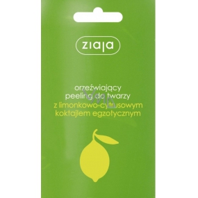 Ziaja Citrusový kokteil peeling na tvár sáčok 7 ml