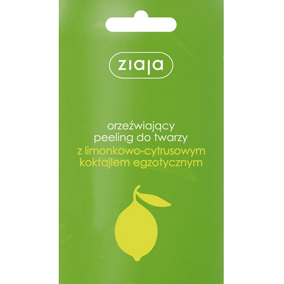 Ziaja Citrusový kokteil peeling na tvár sáčok 7 ml