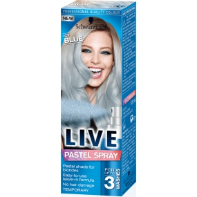 Schwarzkopf Live Pastel farba na vlasy Baby Blue 125 ml sprej