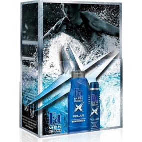 Fa Men Xtreme Polar sprchový gel 400 ml + antiperspirant dezodorant sprej 150 ml, kozmetická sada