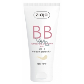 Ziaja BB SPF 15 krém normálna, suchá a citlivá pleť 01 Light 50 ml