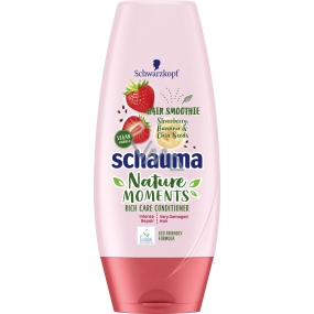 Schauma Nature Moments Jahody, banány a chia semienka balzam na poškodené vlasy 200 ml