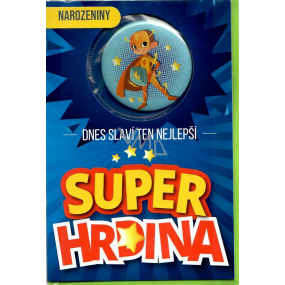 Nekupto Blahoželanie k narodeninám Super hrdina 115 x 170 mm 3533 K