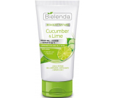 Bielenda Bouquet Nature Cucumber & Lime 3v1 čistiaci gél a sérum s uhorkou a limetkou 150 g