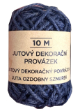 Albi Jutový dekoračný povrázok modrý 10 m