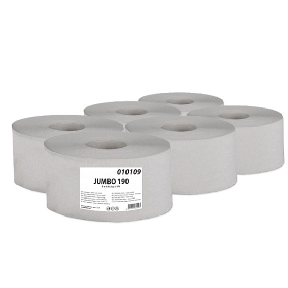 Celulózový toaletný papier Jumbo 240 pre dvojvrstvové dávkovače 6 kusov