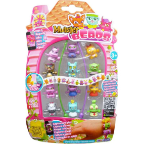 Mattel Korálky s príšerkami Cool Cute Monsters 12 kusov rôznych typov, odporúčaný vek 3+