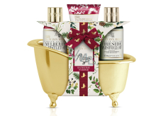 Baylis & Harding Winter Kingdom pena do kúpeľa 100 ml + sprchový krém 100 ml + krém na ruky 50 ml + vaňa, kozmetická sada pre ženy