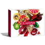 Clarins Men Energizing Essentials energizujúci gél na tvár 50 ml + čistiaci penivý gél 30 ml + energizujúci očný gél-krém proti známkam únavy 3 ml + kozmetická taška, kozmetická sada pre mužov