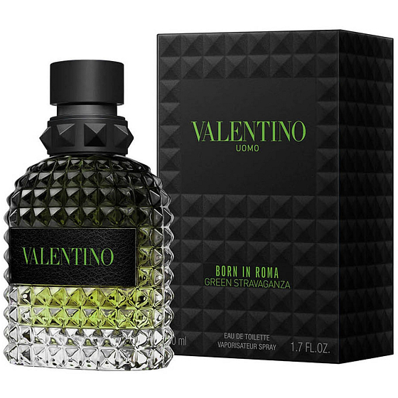 Valentino Uomo Born in Roma Green Stravaganza toaletná voda pre mužov 50 ml