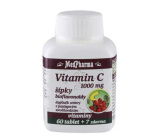 MedPharma Vitamín C so šípkami s postupným uvoľňovaním 1000 mg 67 kapsúl