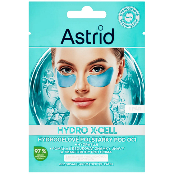 Astrid Hydro X-Cell očné vankúšiky 2 kusy