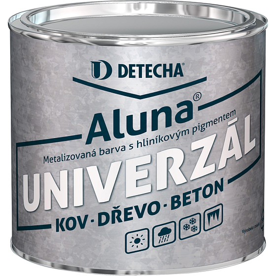 Detecha Aluna farba na kov betón drevo s obsahom hliníka, strieborná, 2 kg