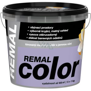 REMAL Color maliarska farba na stenu 0310 Levanduľa, 5+1 kg