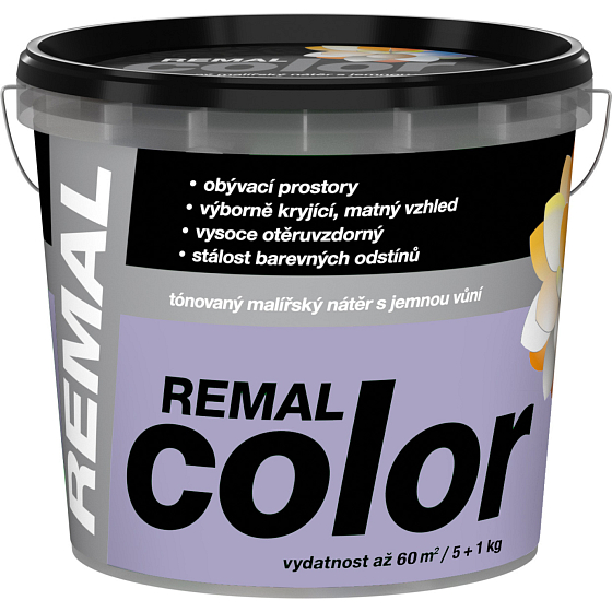 REMAL Color maliarska farba na stenu 0310 Levanduľa, 5+1 kg
