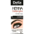 Delia Cosmetics Henna farba na obočie a riasy Čierna 2 g