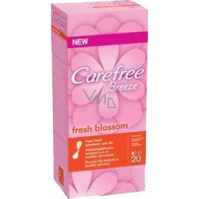 Carefree Breeze Fresh Blossom slipové intímne vložky 20 kusov