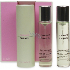 Chanel Chance Eau Fraiche toaletná voda komplet pre ženy 3 x 20 ml