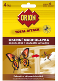 Orion Total Attack okenné mucholapka s kontaktnou návnadou 4 kusy