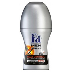 Fa Men Xtreme Heat Control guličkový antiperspirant dezodorant roll-on pre mužov 50 ml