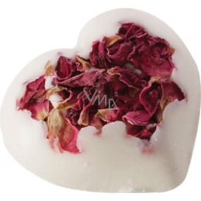 Bômb Cosmetics Srdiečko s plátkami ruže Rosie Heart 20 g