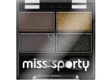 Miss Sporty Studio Colour Quattro očné tiene 414 100% Smokey 3,2 g