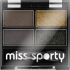 Miss Sporty Studio Colour Quattro očné tiene 414 100% Smokey 3,2 g