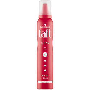 Taft Shine, pena na vlasy s mega silnou fixáciou, sila fixácie 4, 200 ml