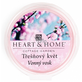 Heart & Home Čerešňový kvet Sójový prírodný voňavý vosk 27 g