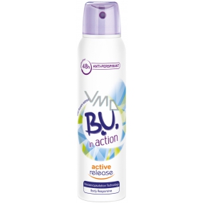 BU In Action Active Release antiperspirant dezodorant sprej pre ženy 150 ml