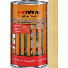 Colorlak Lazúra Lusonol S1023 syntetická penetračná lazúra Bezfarebný 0,9 l